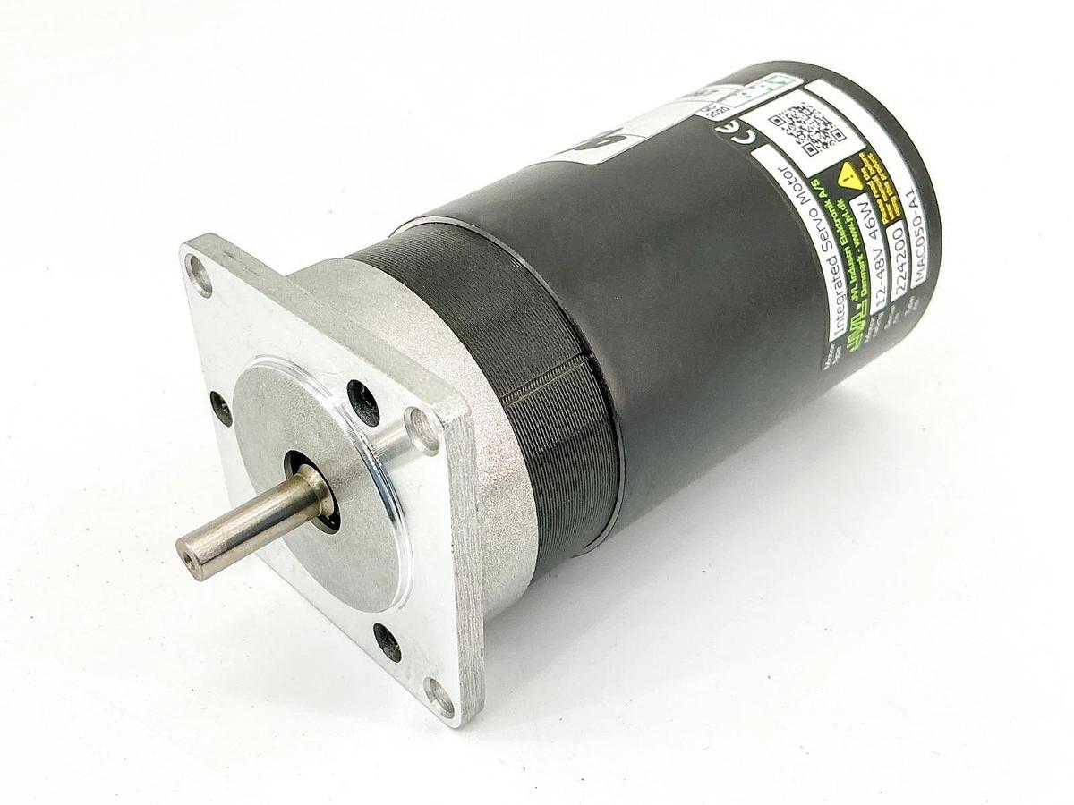 New JVL MAC050-A1 Integrated Servo Motor 12-48V 46W - No Box Missing Part