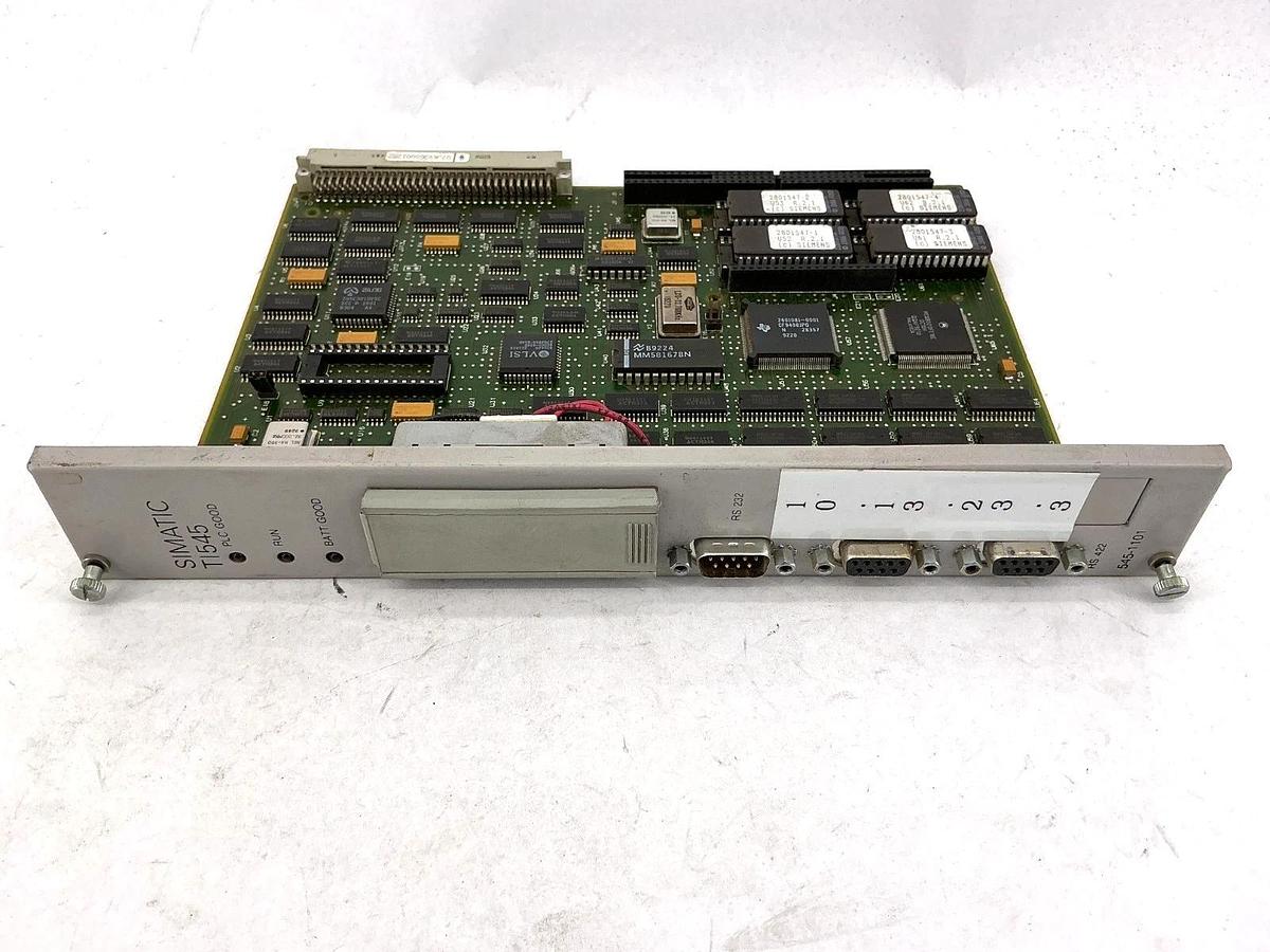 Used Siemens 545-1101 CPU Processor Module Simatic TI545 5451101