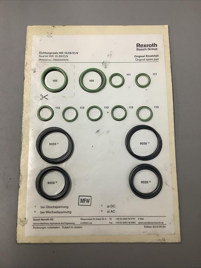 New Rexroth R900312317 Seal Kit CD160.032/014MT