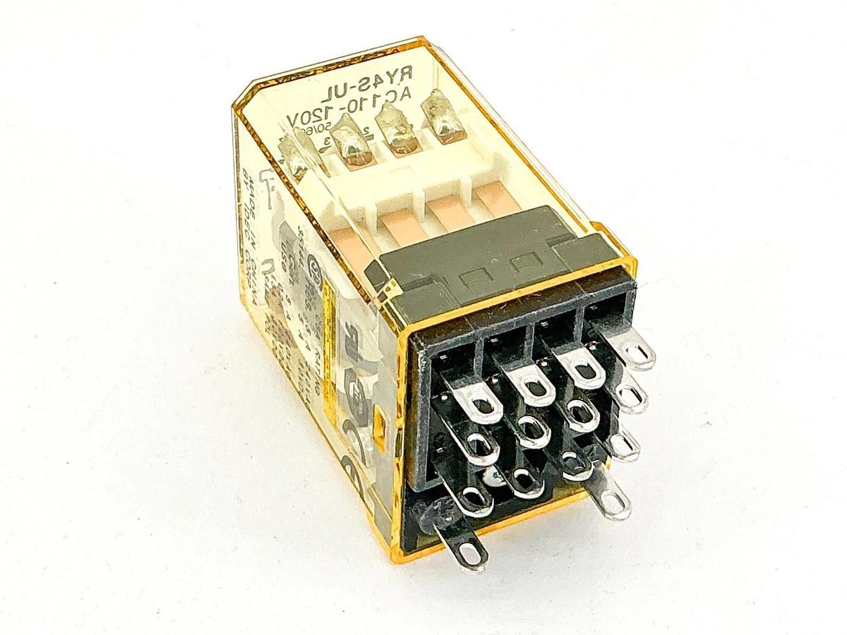 New Box of 10 IDEC RY4S-UL Relay AC110-120V 67926