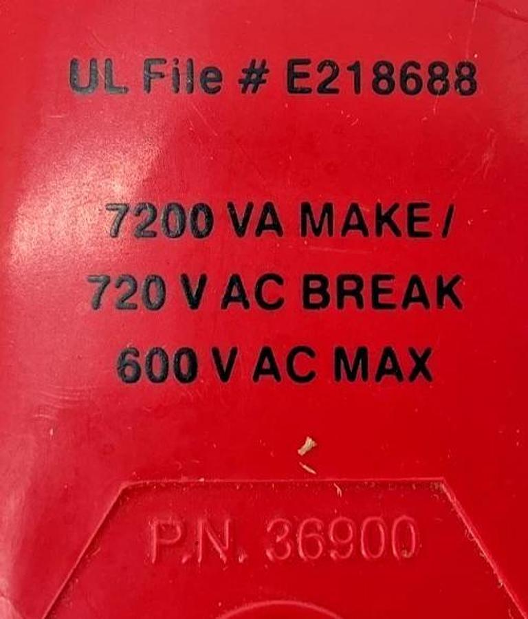 Used Columbus KcKinnon 36900 Pendant Control Station 2-Buttons Up & Down 600VAC