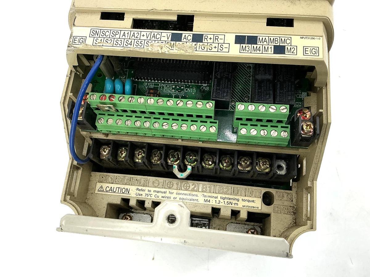 Used Yaskawa CIMR-P7U45P5 Varispeed Drive 3PH 12.5A 380-480VAC 50/60HZ