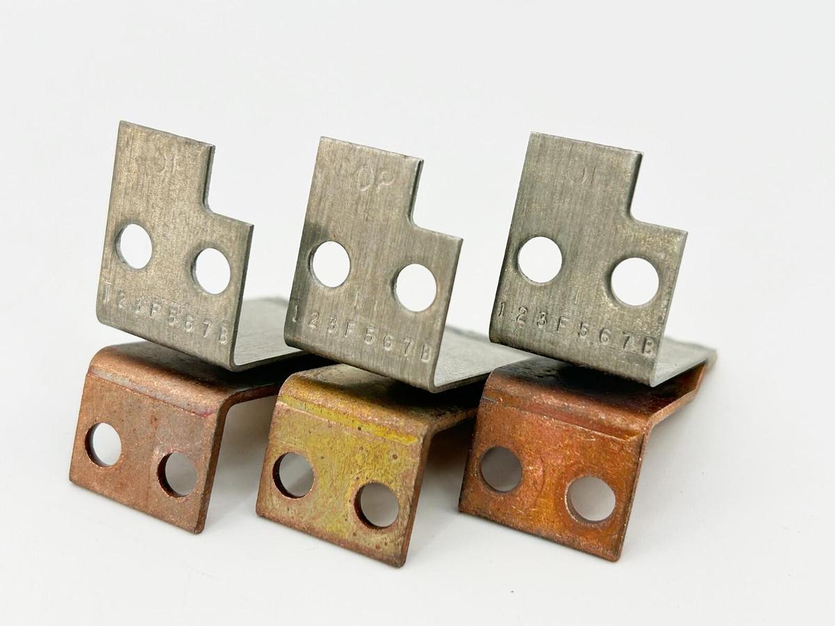 New Lot of 3 General Electric 123F56.7B Overload Relay Heater Element - No Box