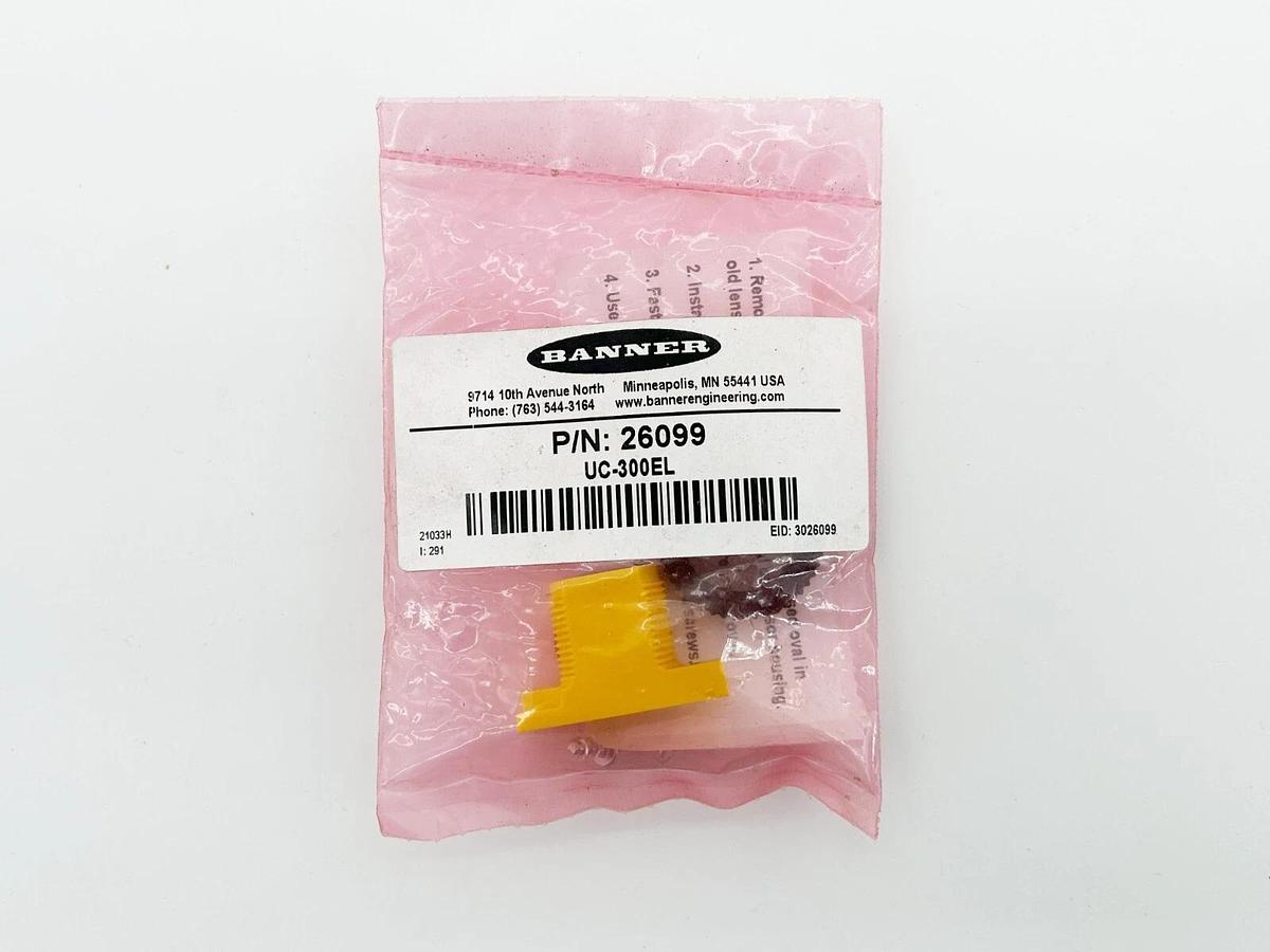New Banner Engineering 26099 Mini Beam Replacement Lens UC-300EL