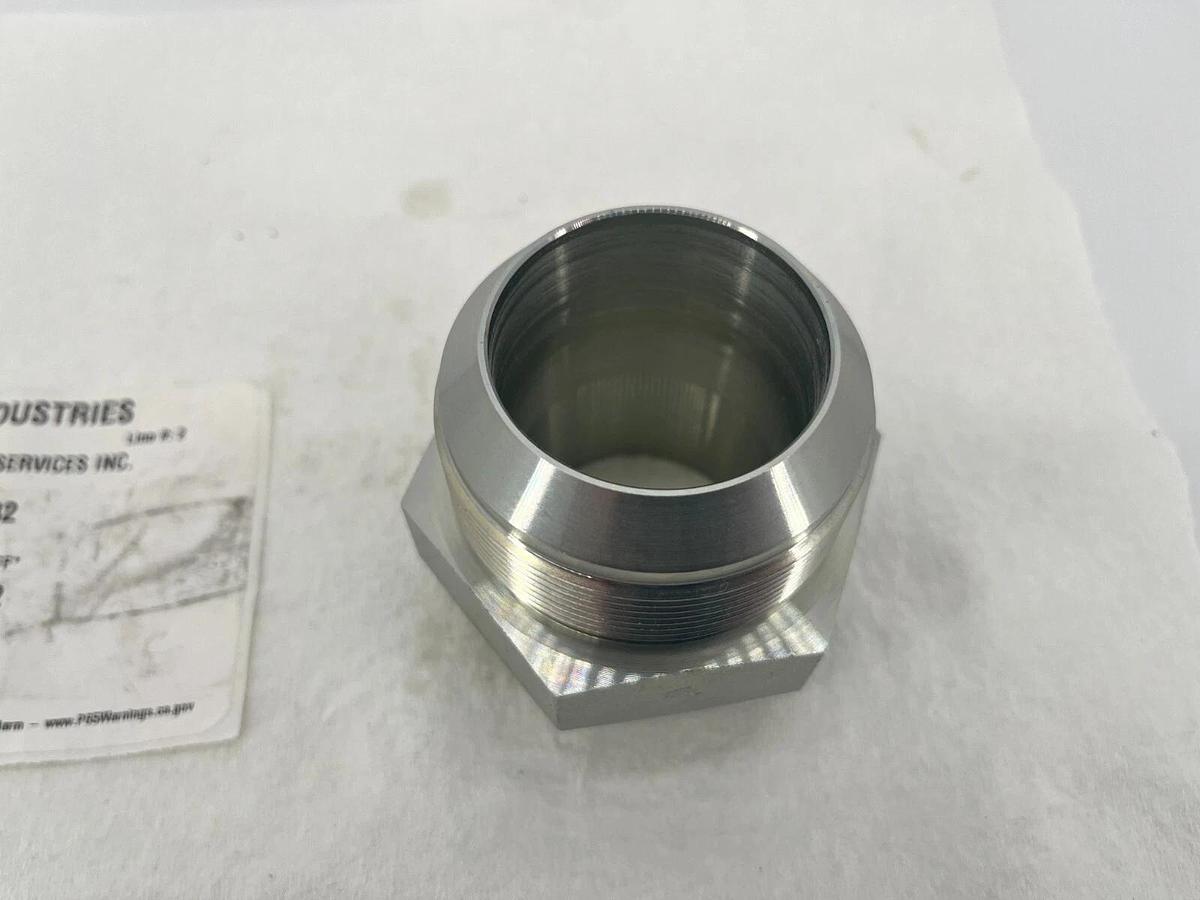 New Tompkins Industries 6400-32-32 Hydraulic Hose Fitting Adapter