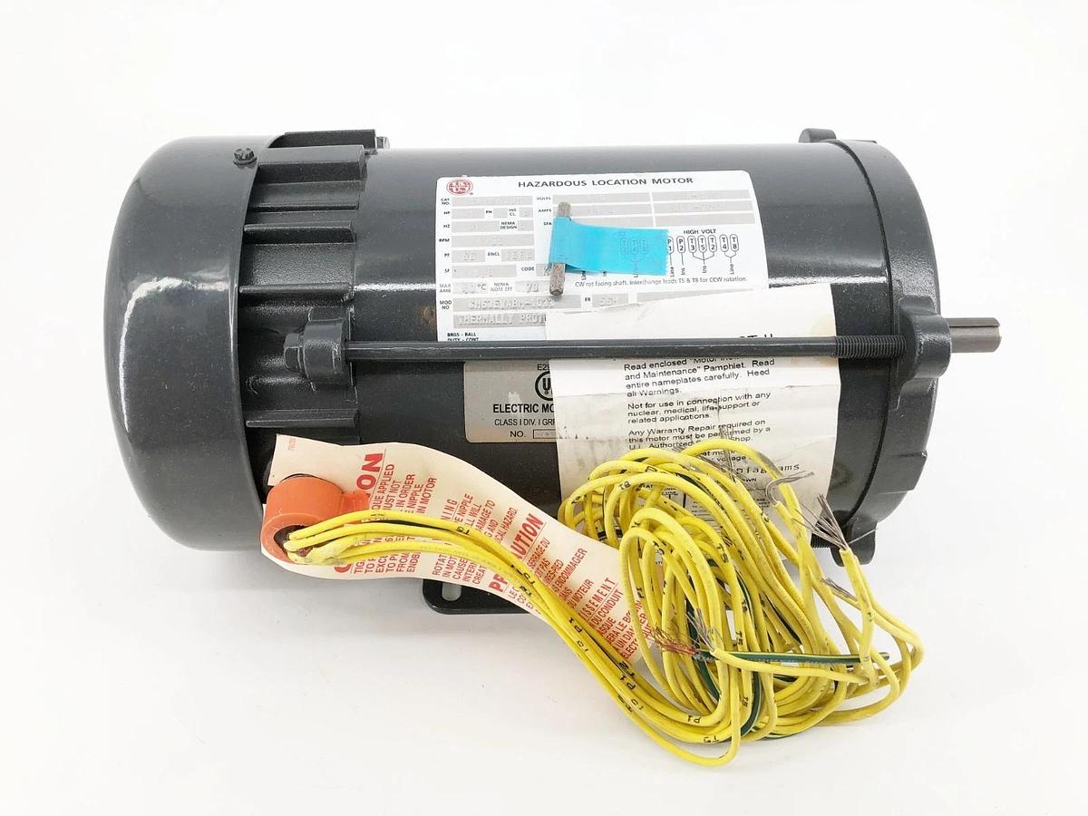 New US Motors XS1CA2JH Motor 1HP TEFC 1725RPM 1PH 230V CH63ABM1033015B