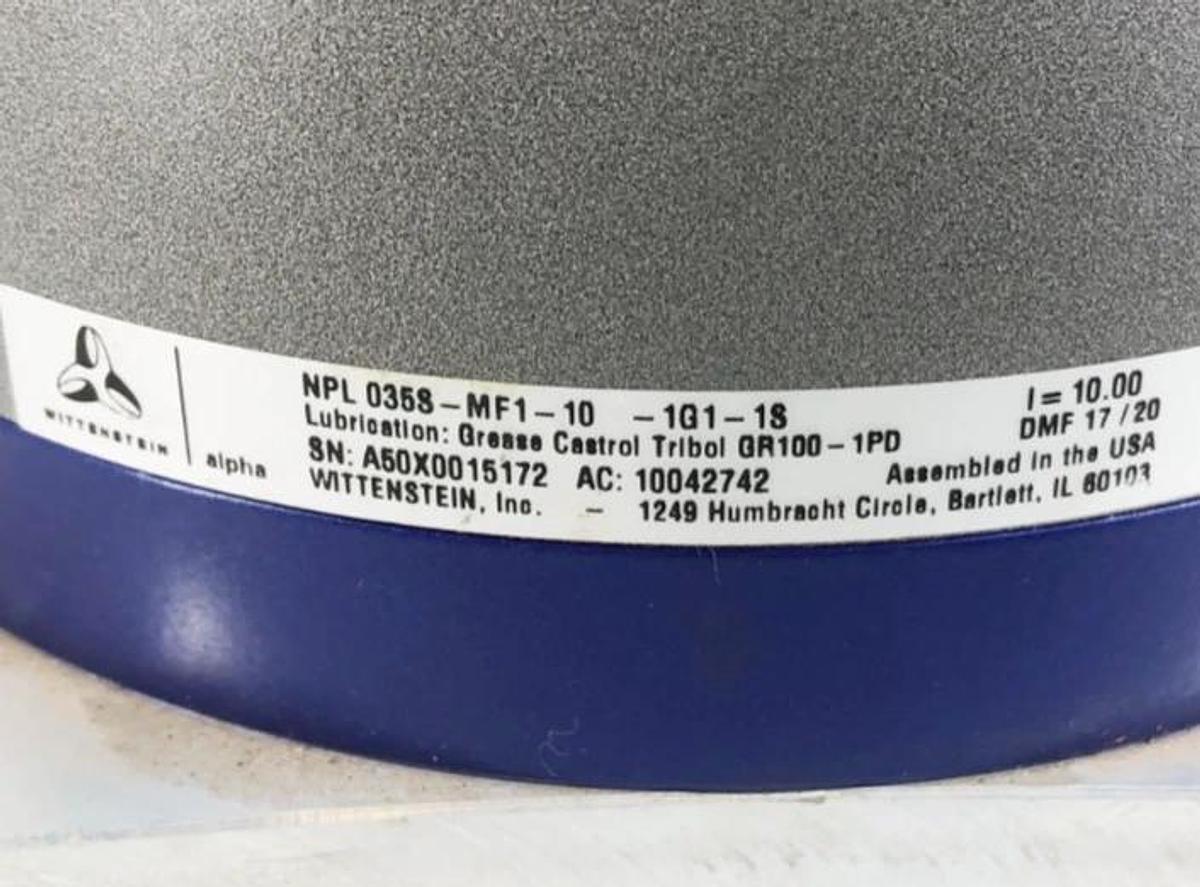 New Wittenstein NPL 035S-MF1-10-1G1-1S Planetary Gearbox 10:1 - No Box