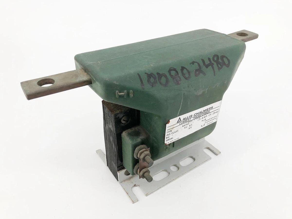 New Allis-Chalmers Type LRM Current Transformer 50:5 Amp CY. 25-60 - No Box