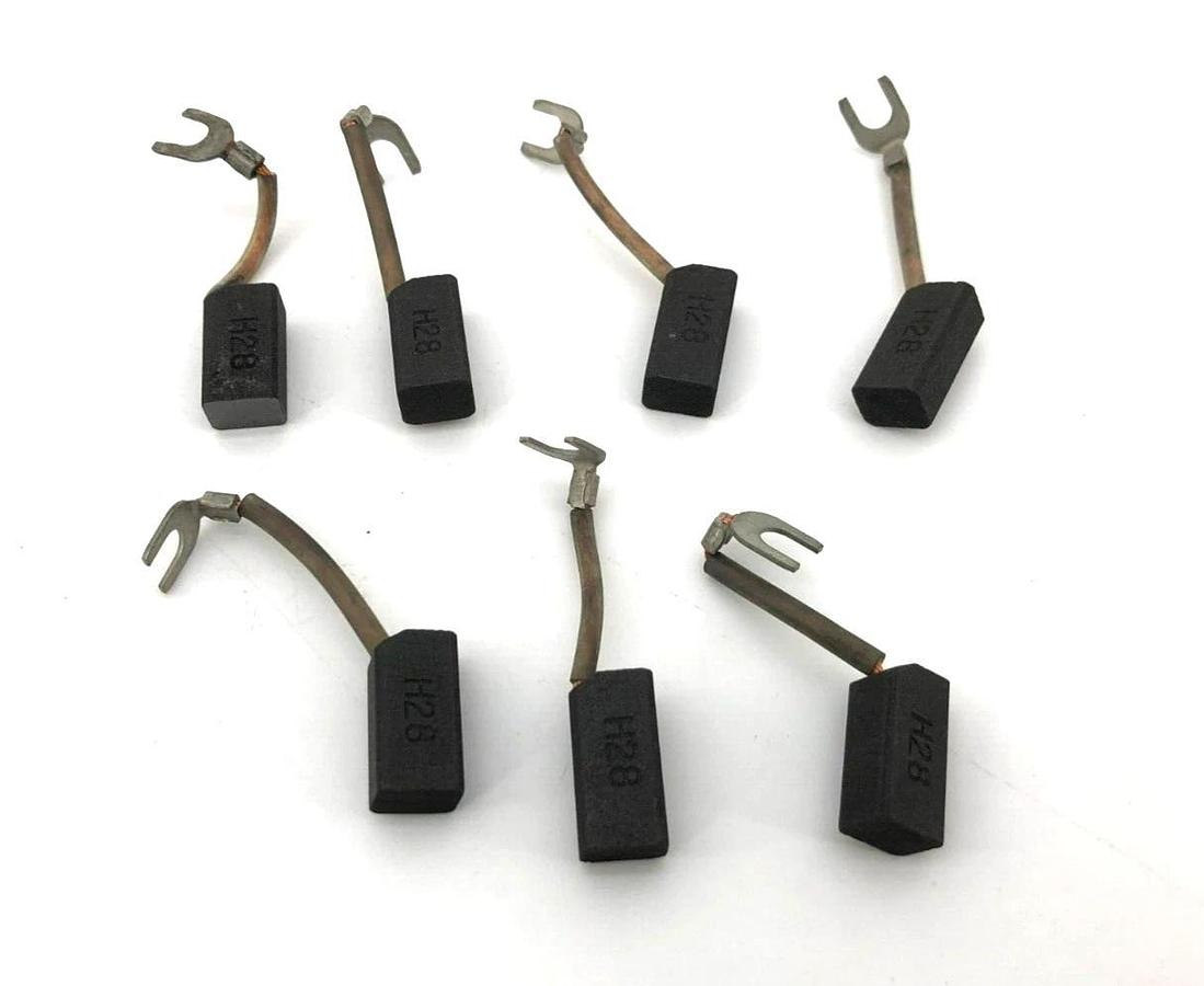 Lot of 7 New Unbranded H28 Carbon Brushes