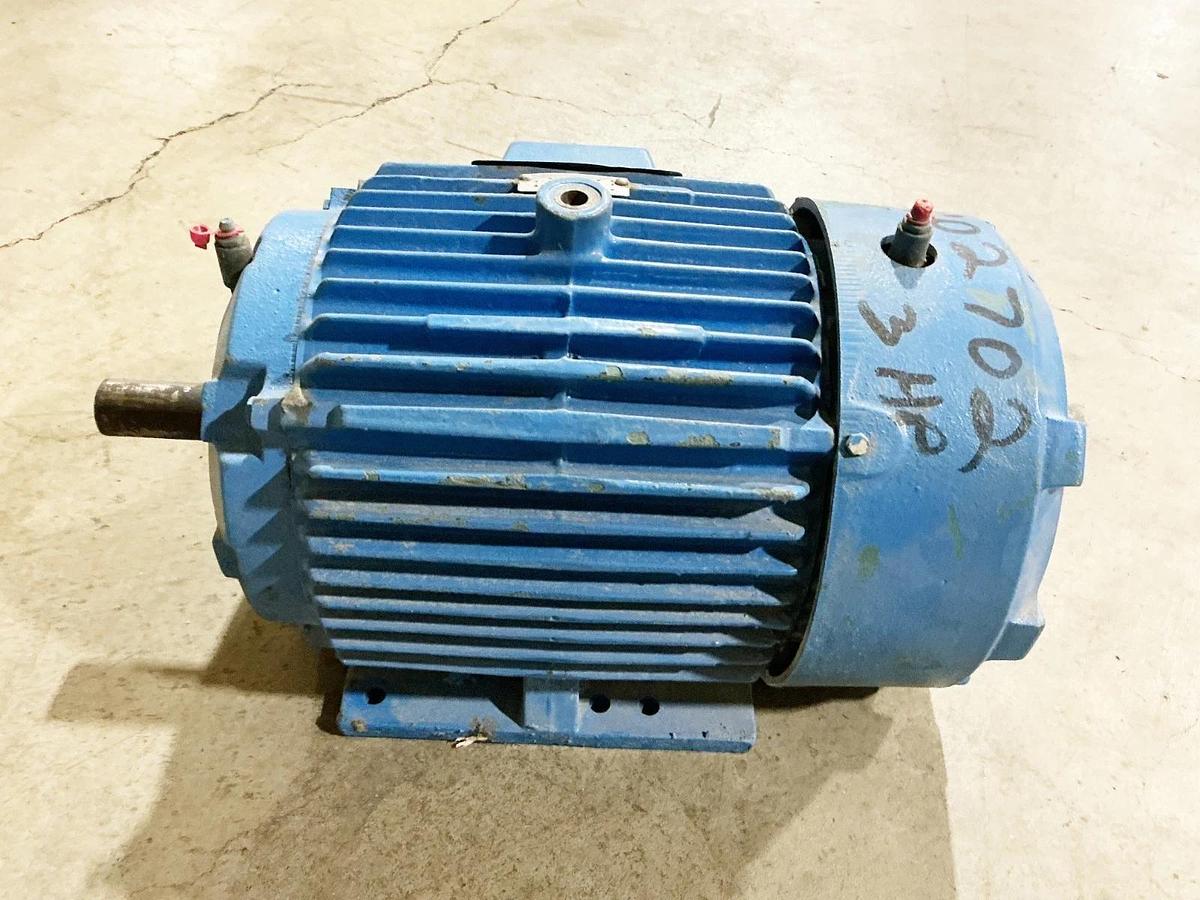 Used Reliance P1803345C XC Electric Motor 3HP 575V 3520RPM 3PH