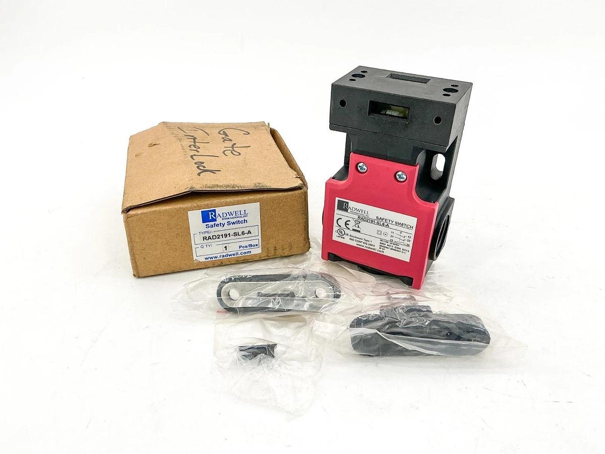 New Radwell RAD2191-SL6-A Safety Switch 600V 10A