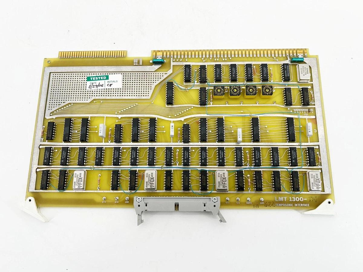 Used Load Controls LMT1300-TM Printed Circuit Board Temposonic Interface Board 50 Pin