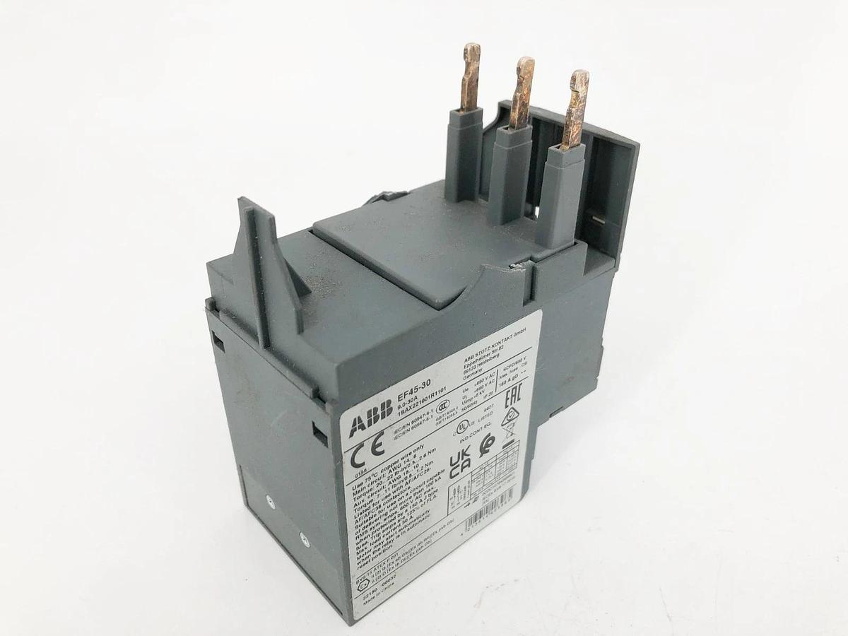 Used ABB EF45-30 Overload Relay 9-30A 690VAC
