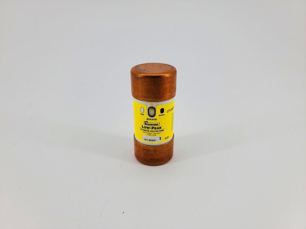 New Bussmann LPJ-45SPI Dual-Element Fuses 45A 600VAC 300VDC