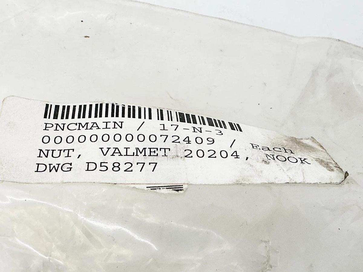 New Valmet D58277 Brass Nook DWG Nut