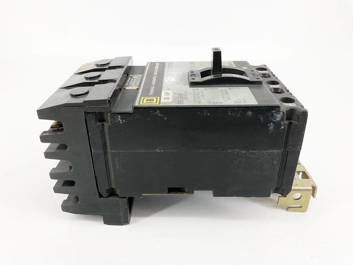 Used Square D FAB36080 Circuit Breaker 3P 80A 600VAC 250VDC Series 2