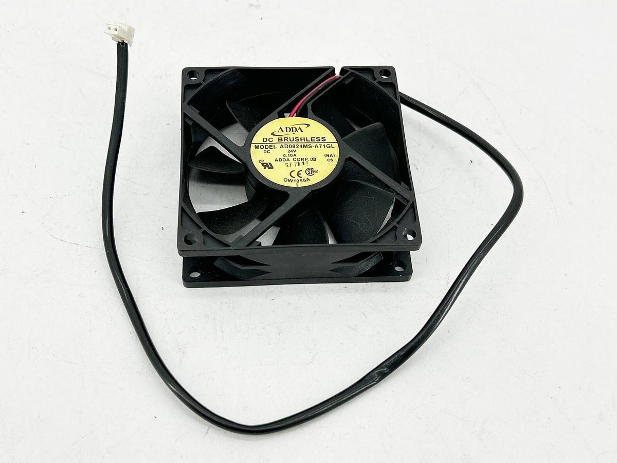 Used ADDA AD0824MS-A71GL DC Brushless Fan 24V 0.10A