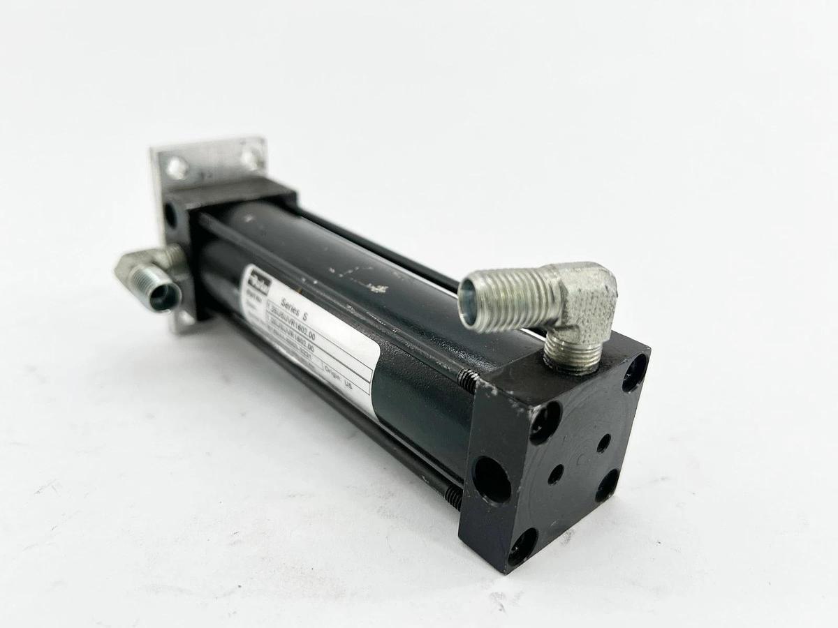 Used Parker 1.25USUVR1602.00 Pneumatic Cylinder 200PSI 1.25" Bore 2" Stroke