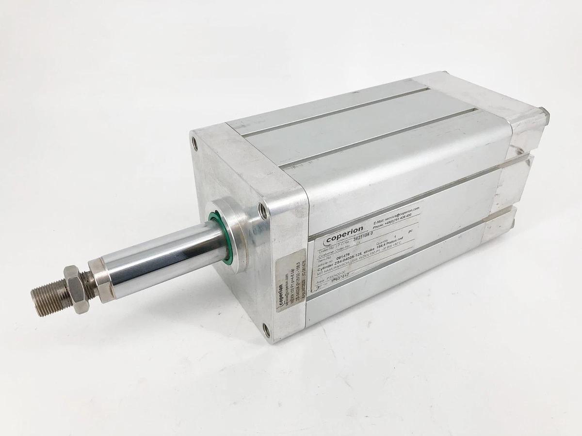 New Coperion ZS-0402A-125 Cylinder ø125/32 - 158.5 WZKN 150 P1 4-8 Bar - No Box