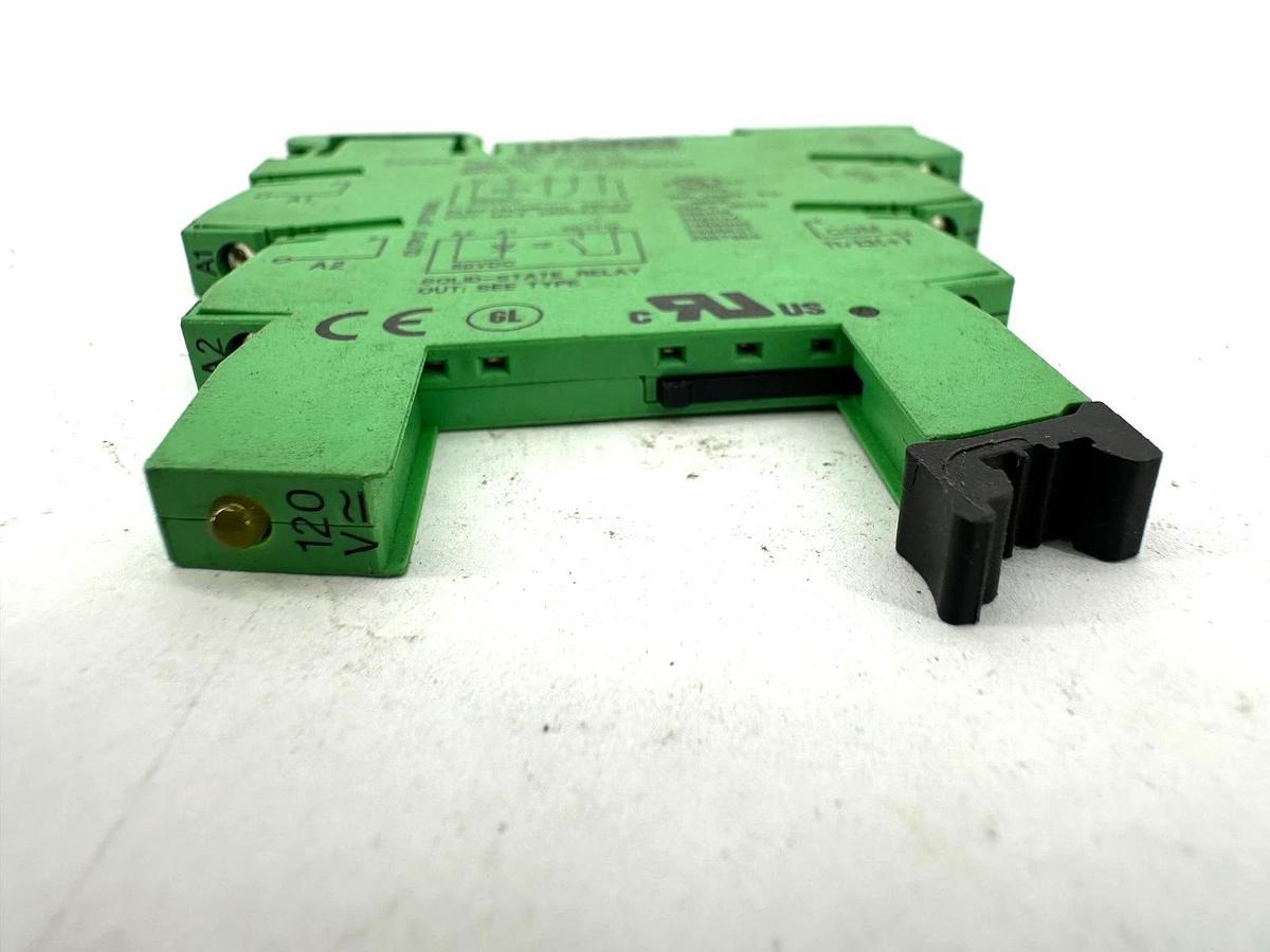 Used Phoenix Contact PLC-BSC-120UC/21 Contact 110VDC/120VAC Green 2966032