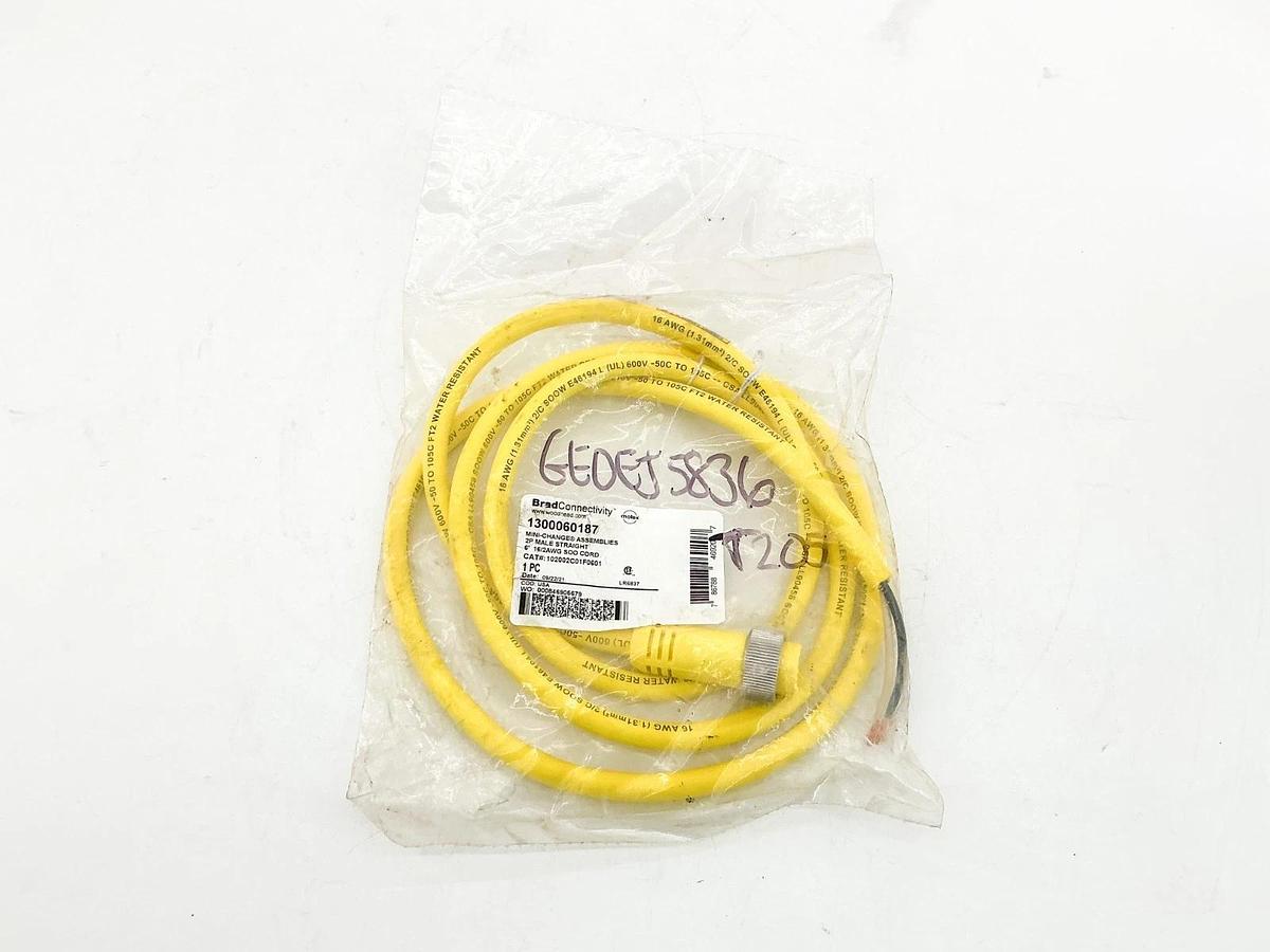 New Brad Connectivity 130060187 Cordset 2P 102002C01F0601