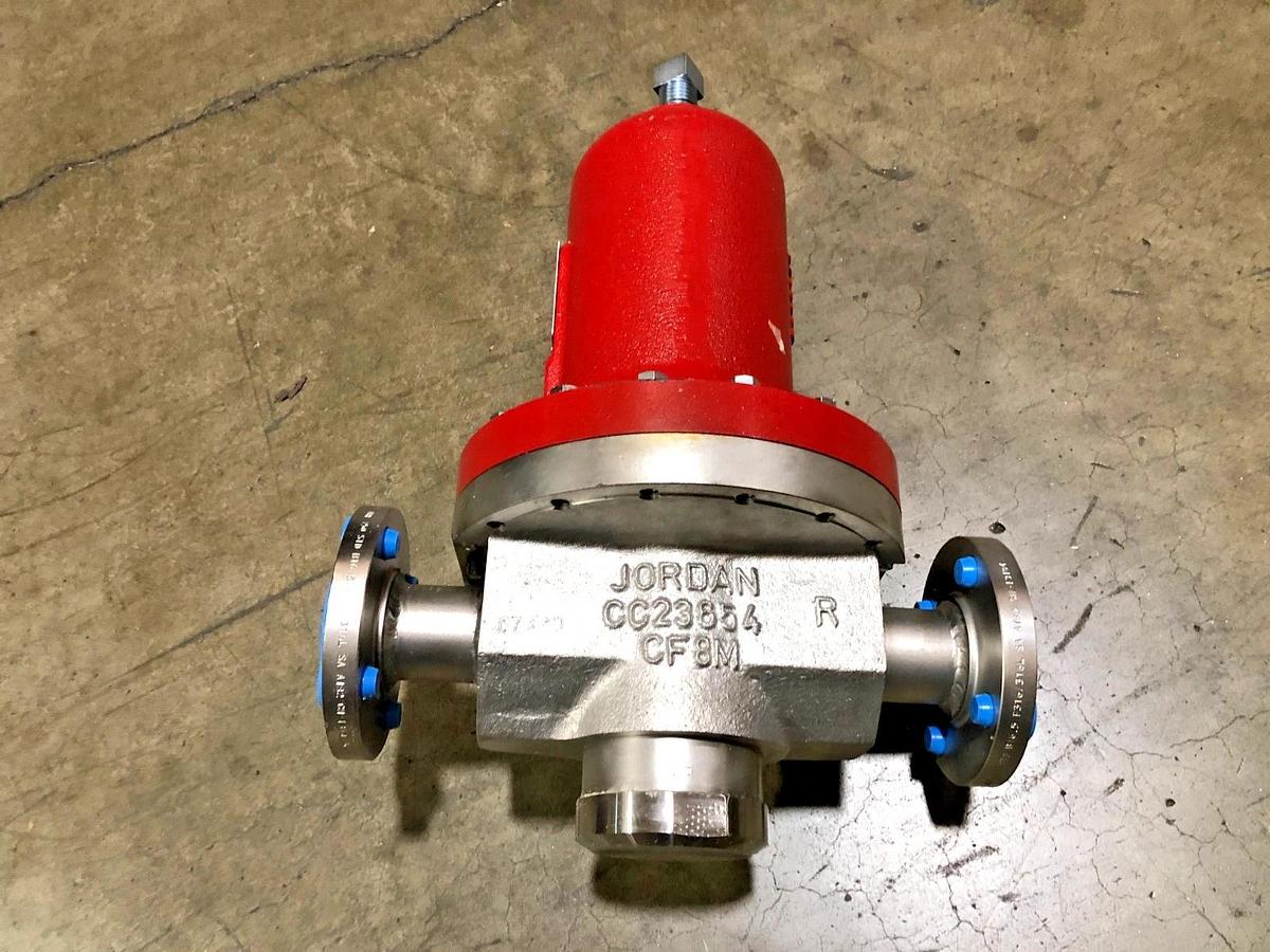New Jordan Valve 68G Globe-Style Regulator 1-1/2" Seat B-N 316 Body 275psi Max
