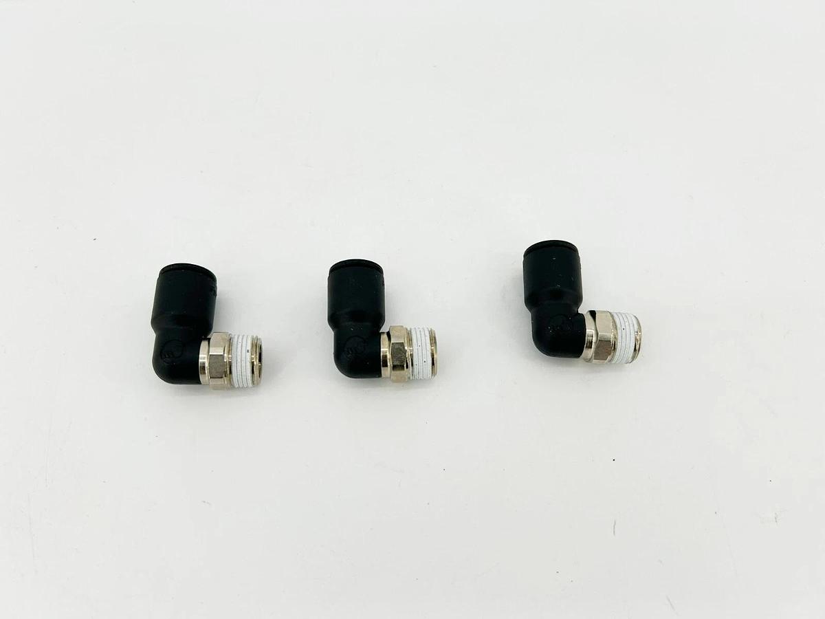 Lot of 3 New Lawson 54353 Male Elbows, 12mm Tube, 3/8 BSPT