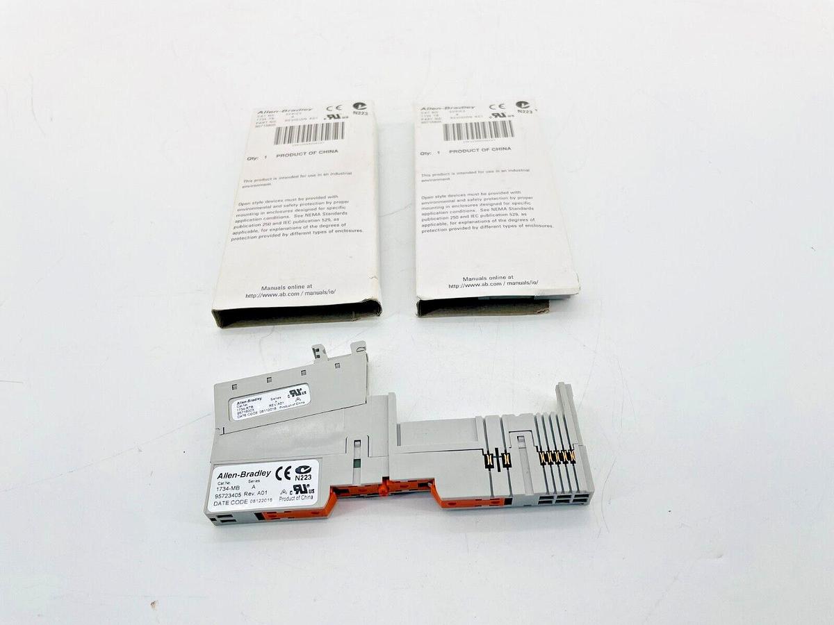 Lot of 2 New Allen Bradley 1734-TB Terminal Base Point I/O 95715805