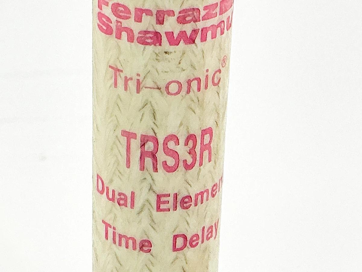 New Lot of 3 Gould TRS3R Dual Element Time Delay Fuse 3A 600V - No Box
