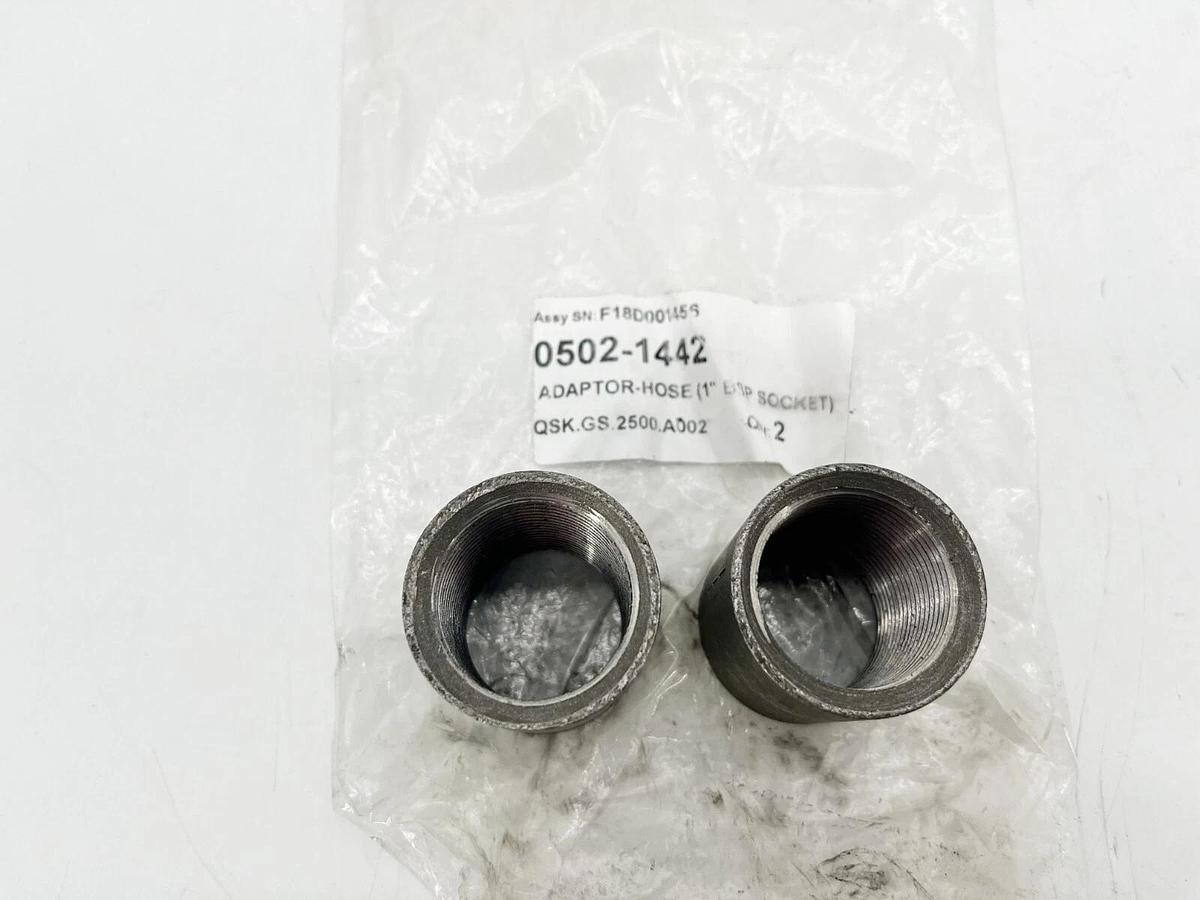 Lot of 2 New Onan 502-1442 Hose Adaptors 1" BSP Socket 0502-1442