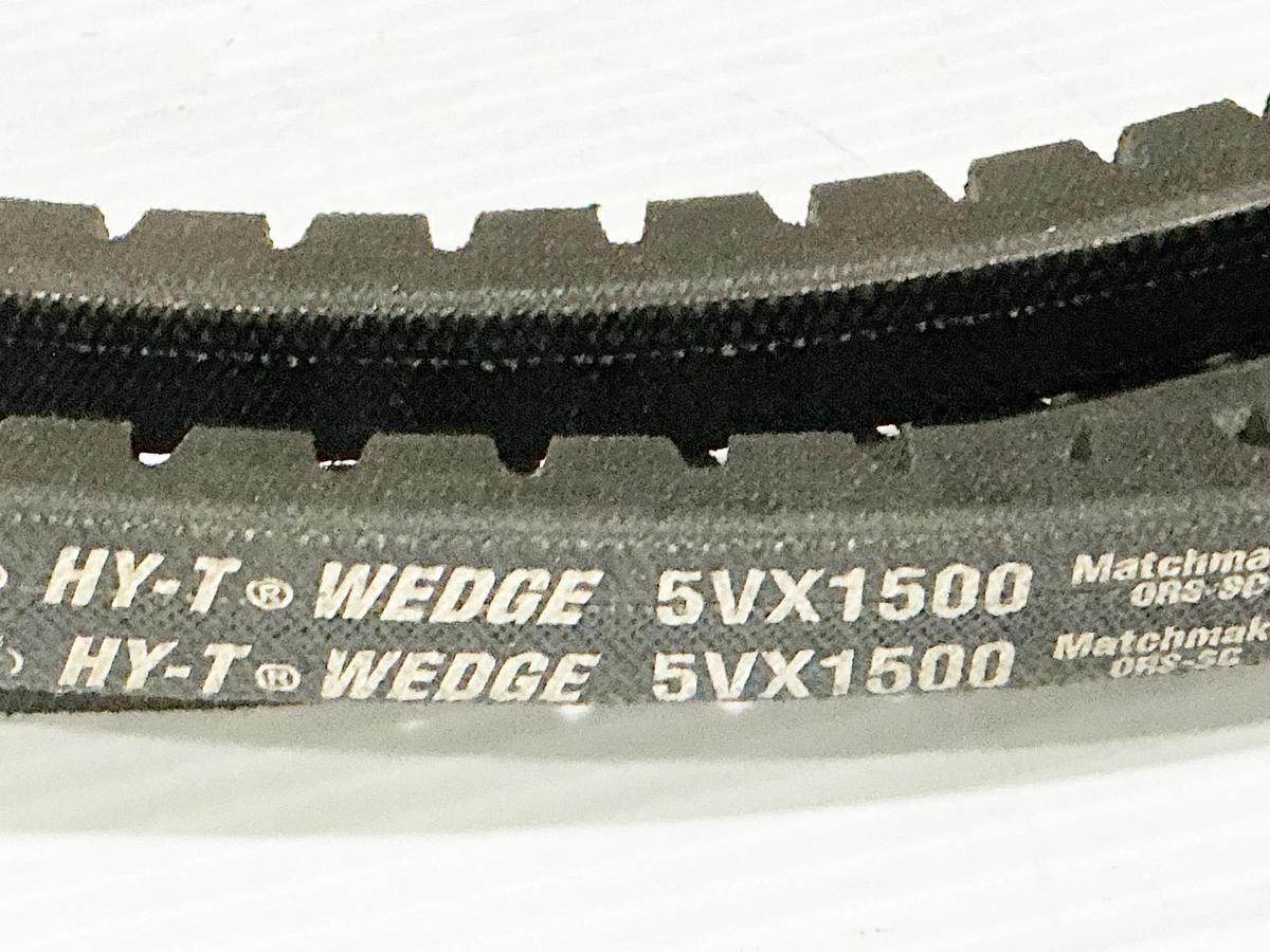 New 5VX1500 Cogged V-Belt 150" OD 0.62 WIdth 1 Rib - No Box