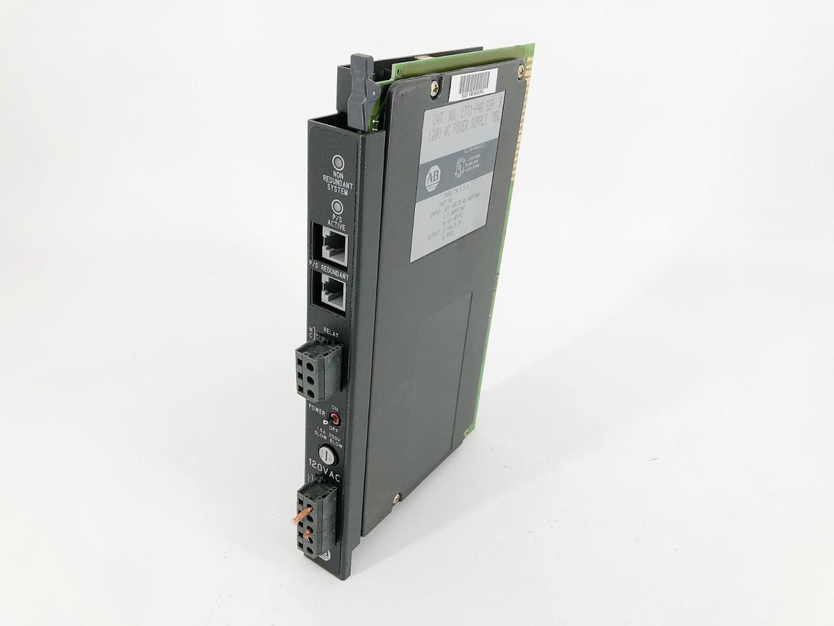 Used Allen Bradley 1771-P4R Ser. B Power Supply Module 120VAC