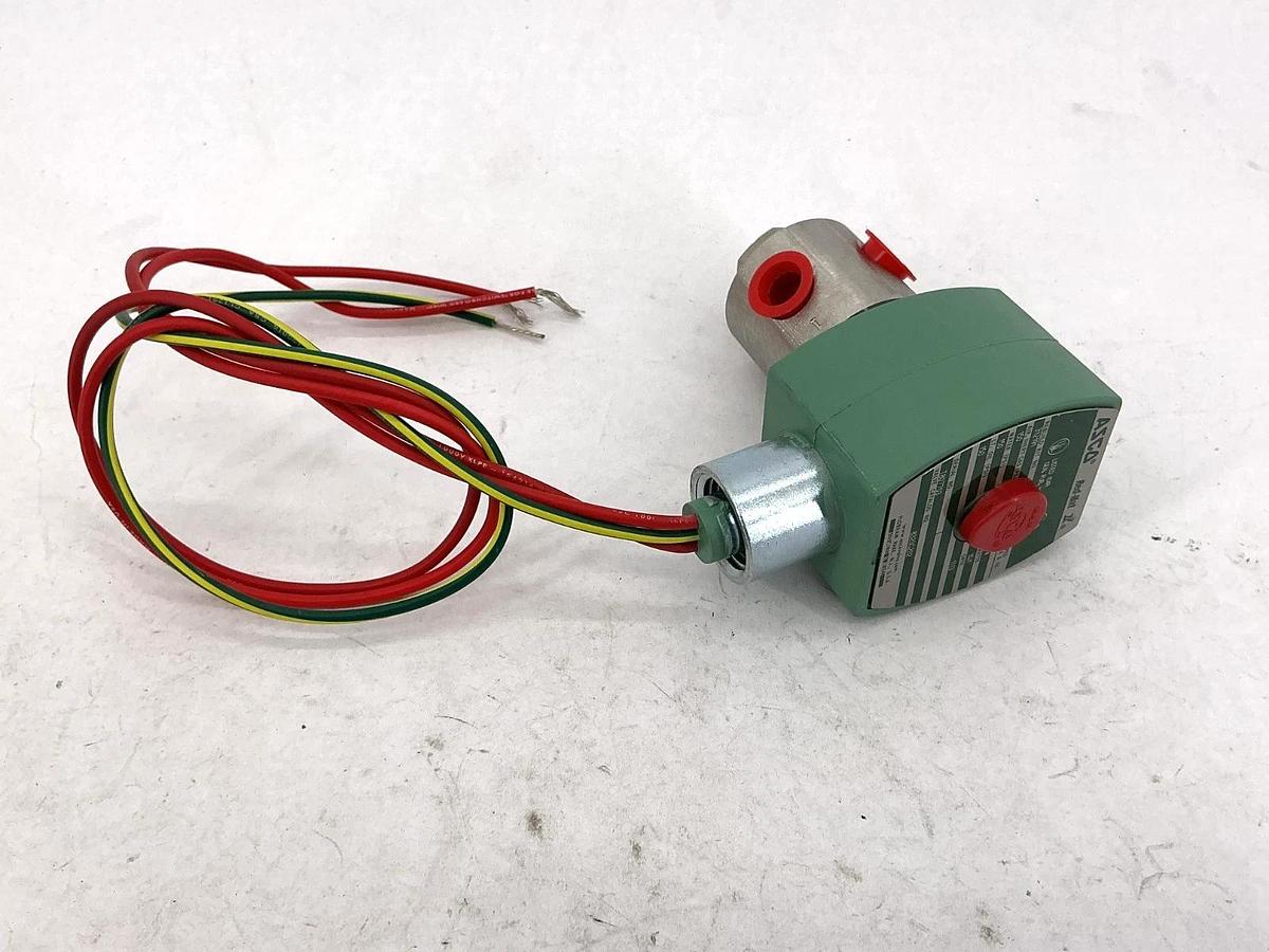 New ASCO 8320G202 Solenoid Valve 440-480V 50/60HZ 1/4" Pipe 10.1 Watts 3-Way