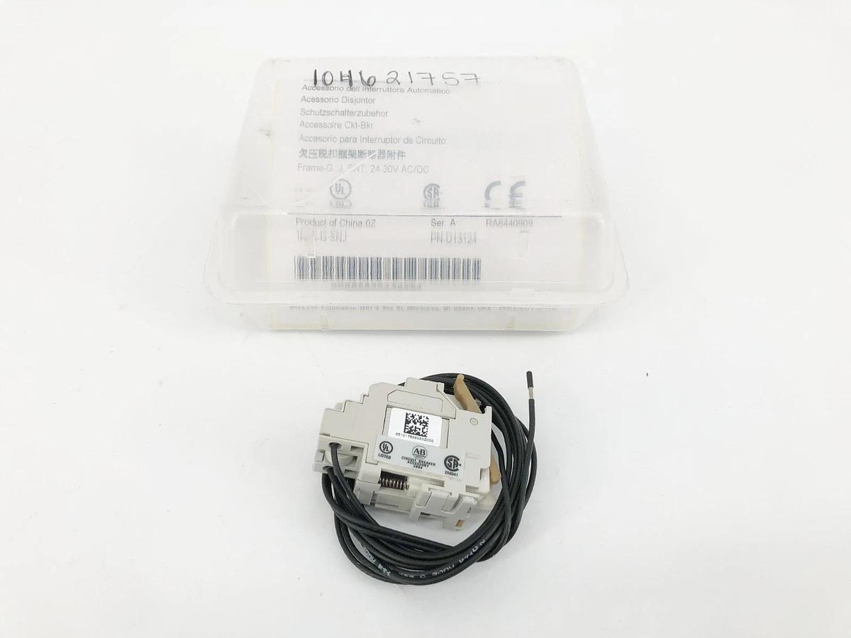New Allen Bradley 140G-G-SNJ Ser. A Shunt Trip Frame G..J 24-30VAC/DC