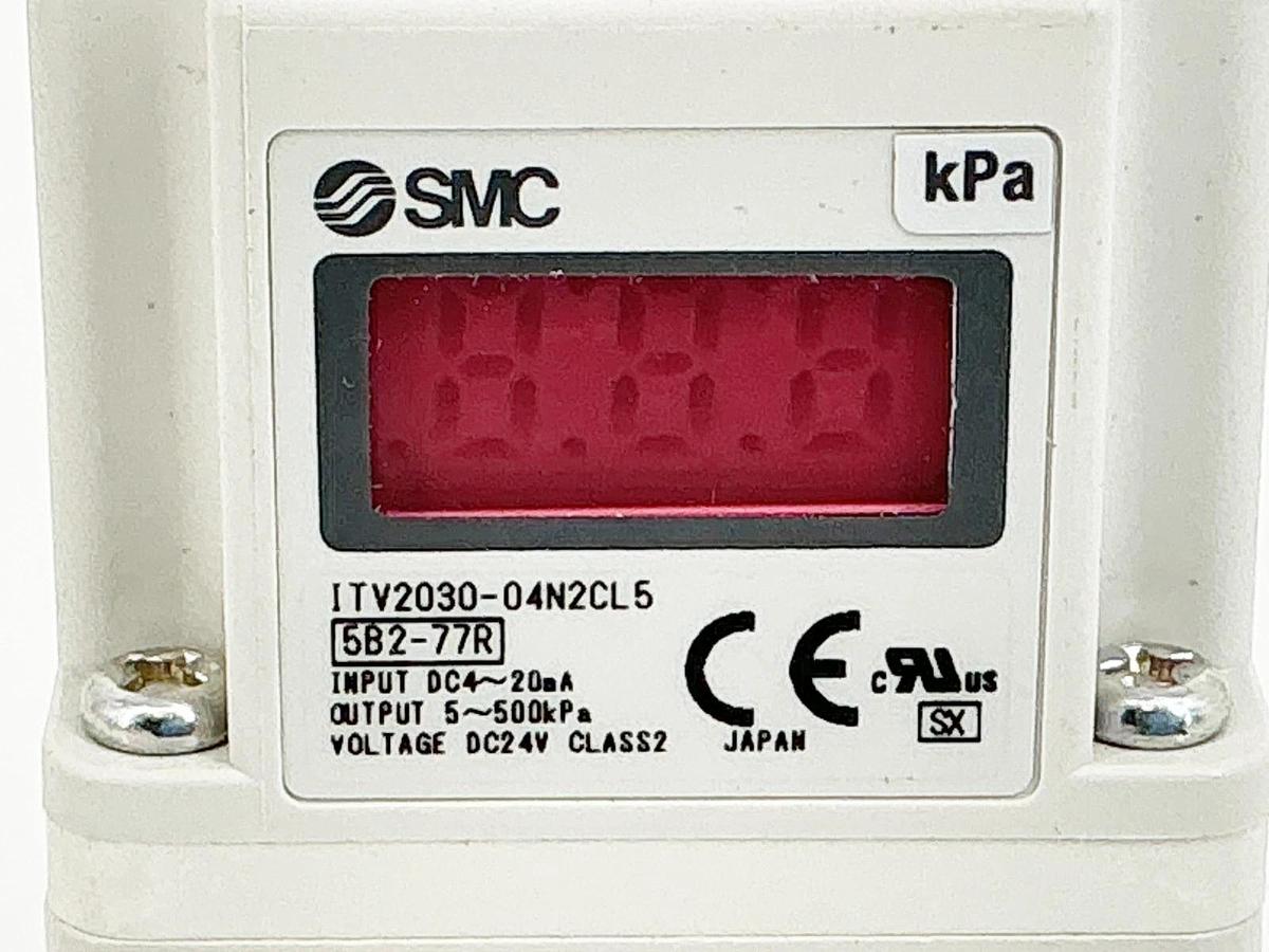 New SMC ITV2030-04F2CL5 Pneumatic Regulator 1/4" 24V