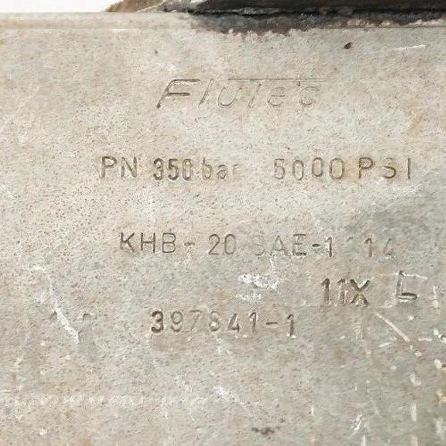 Used Flutec KHB-20 SAE-1114 Ball Valve 3/4" 5000 PSI