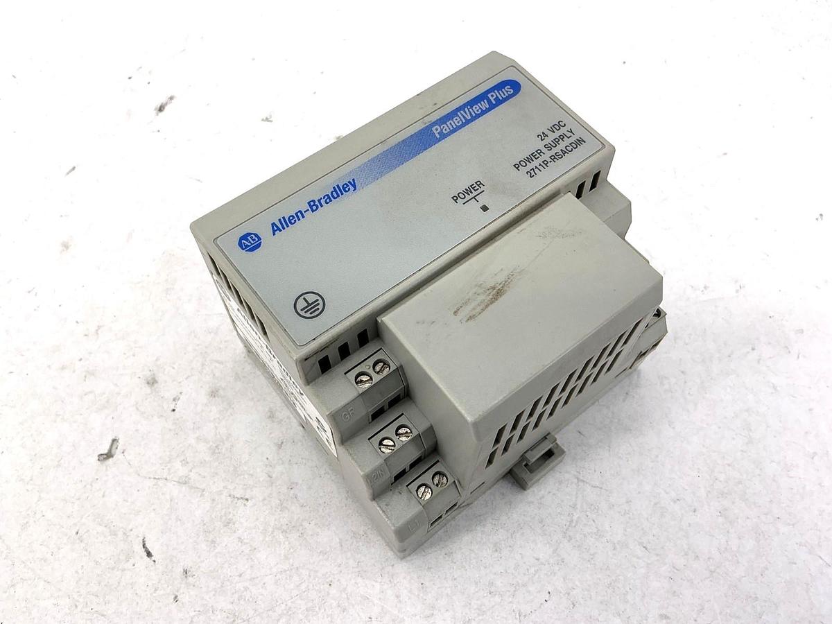 Used Allen Bradley 2711P-RSACDIN Ser A AC Power Supply IN120/230VAC OUT 24VDC 3A