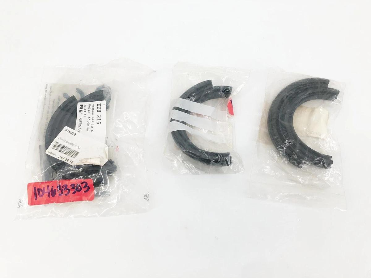 Lot of 3 New FAG EDH216 Double Lip Seals for SES 216-L 80x116.5x13.5mm - No Box