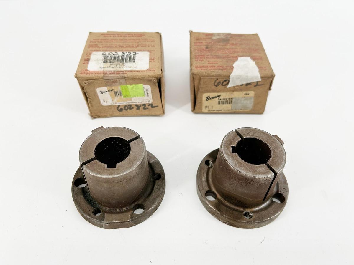 Lot of 2 New Browning P1 1 Split Taper Bushings 1" Bore