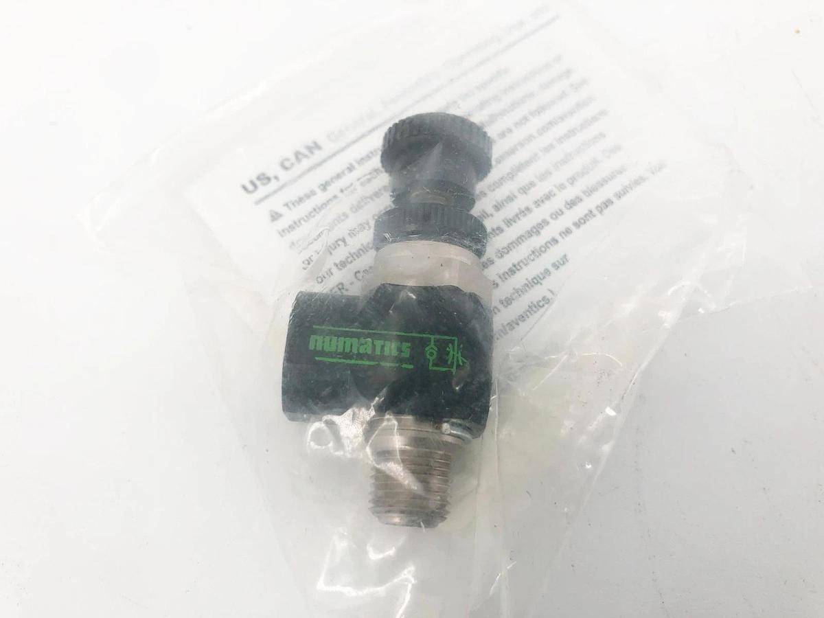 New Numatics 1FCTN Flow Control Valve with Knob 1/8" NPT