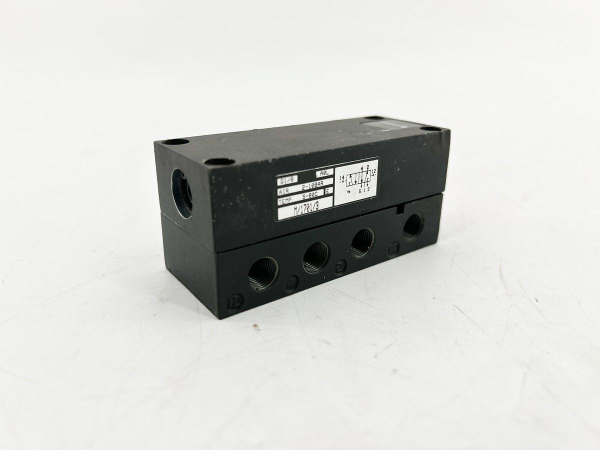 New Norgren M/1701/3 Piston Valve G1/8 5/2 A0L 10BAR 80C