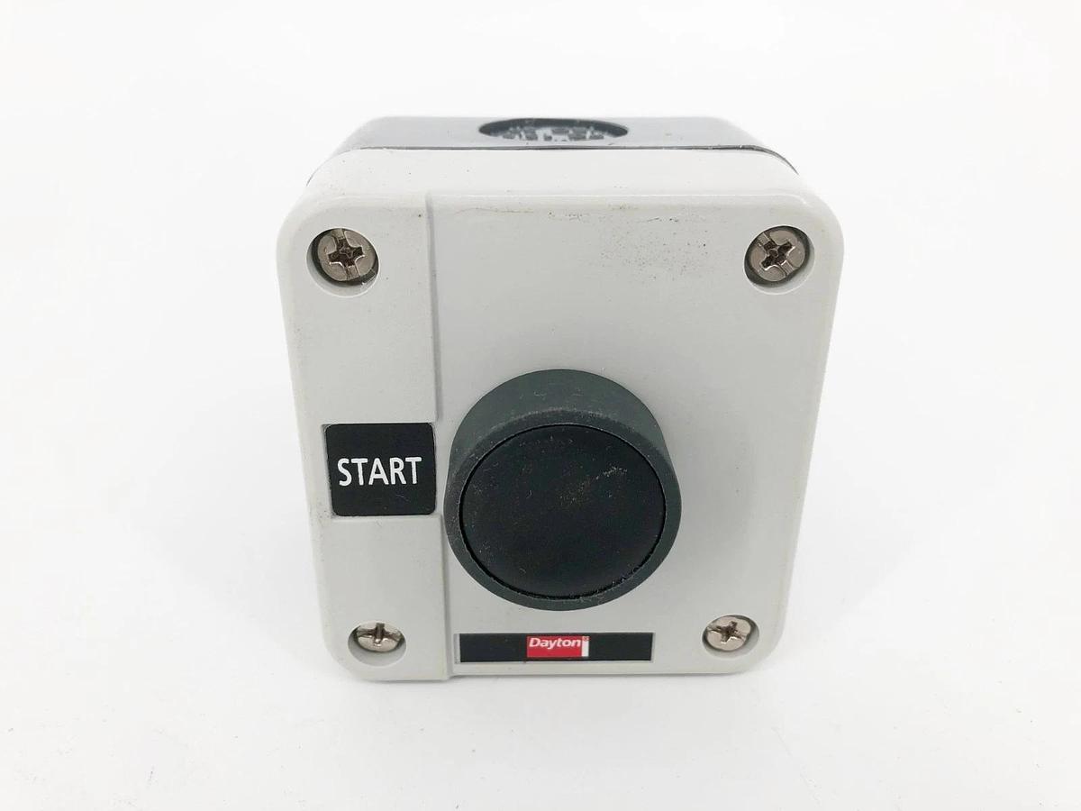 New Dayton 32W265 Pushbutton Control Station Momentary Start 1NO 22mm