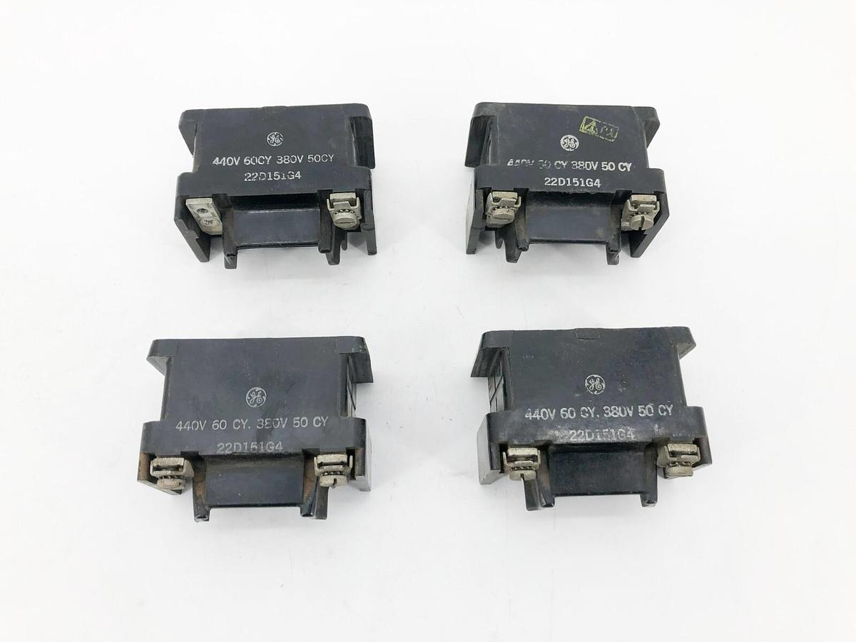 Used Lot of 4 GE General Electric 22D151G4 Renewal Coils 380/440V 50/60Hz