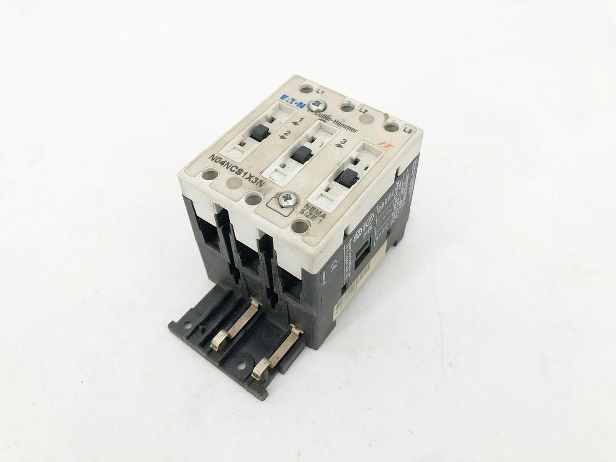 Used Eaton Cutler Hammer N04NCS1X3N NEMA Size 1 Contact Block