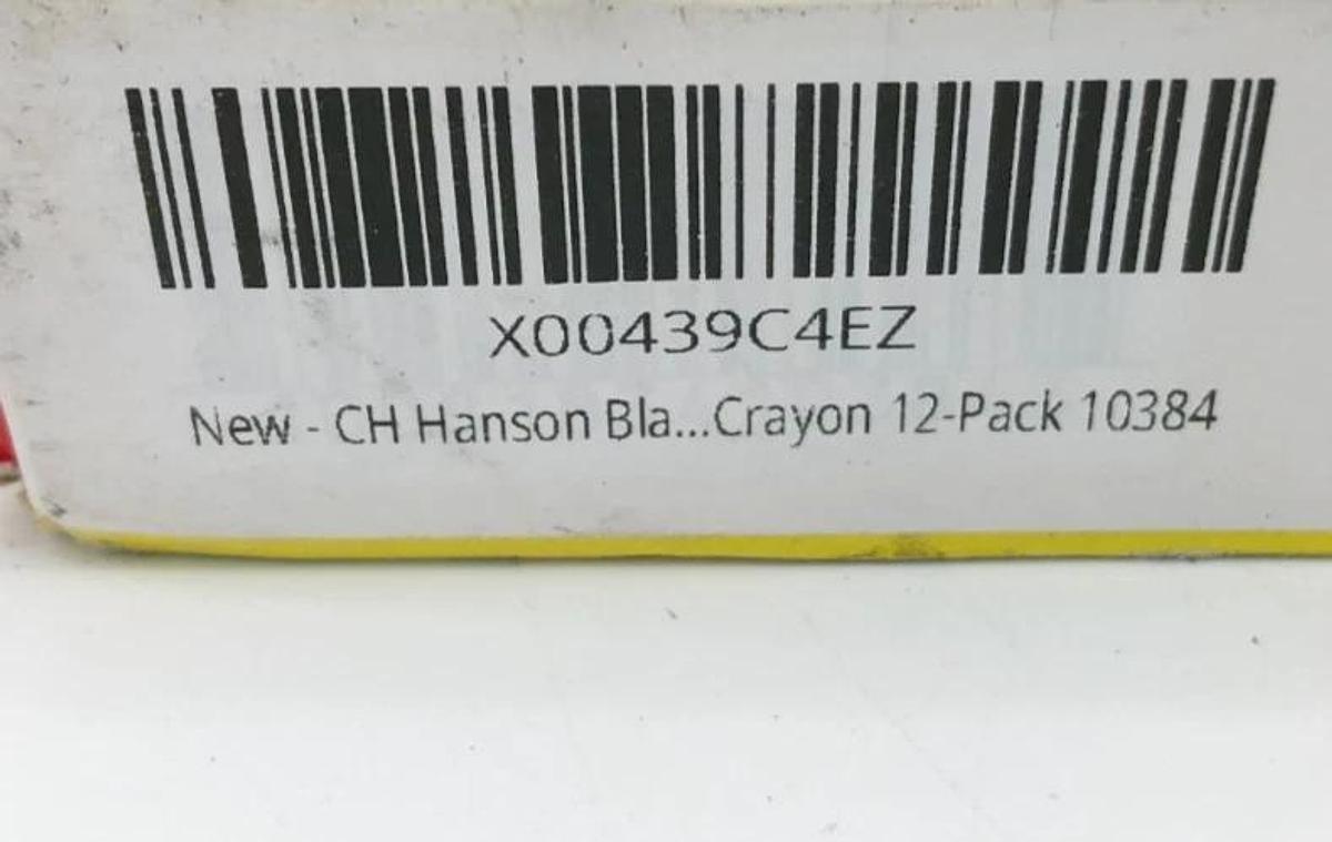 Lot of 23 New CH Hanson 10384 No-Melt Lumber Crayons Black