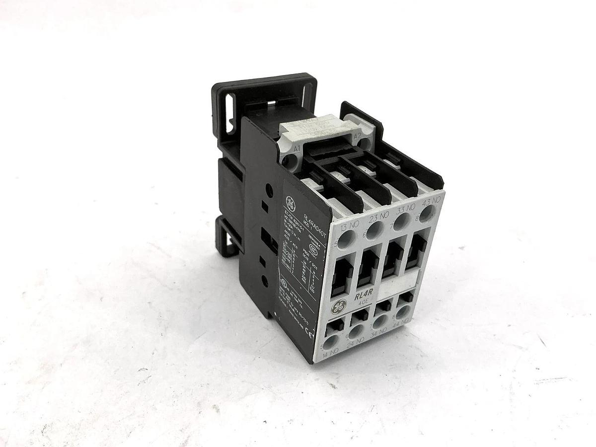 New GE General Electric RL4RA040T Contactor 20A 110/120V Coil 50/60HZ - No Box