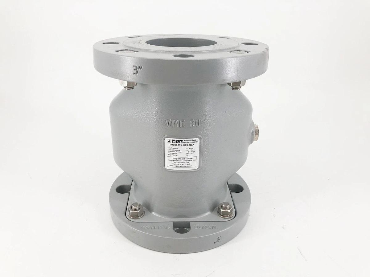 New AKO VMC80.03X.31FA.30LX Pinch Valve 80mm Nominal - No Box