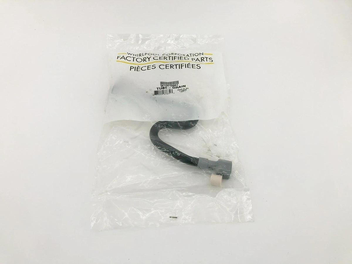 New Whirlpool W10619951 Refrigerator Drain Pipe Assembly