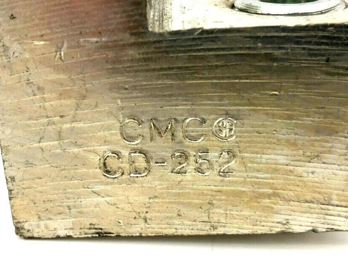 New CMC CD-252 Copper K Frame Lug Terminal, 3/0-250 T400 CU (Missing Hardware)