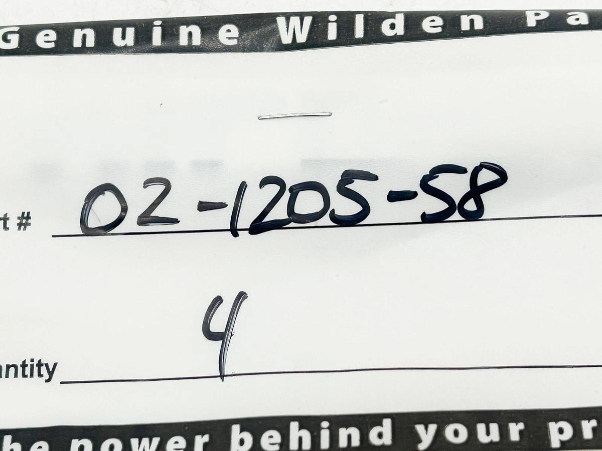 New Lot of 4 Wilden 02-1205-58 O-RIng Used in 1" Pump Santoprene